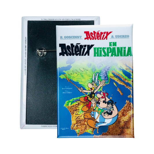 Chapa © 14 Asterix En Hispania Portada Comic Espanol A214