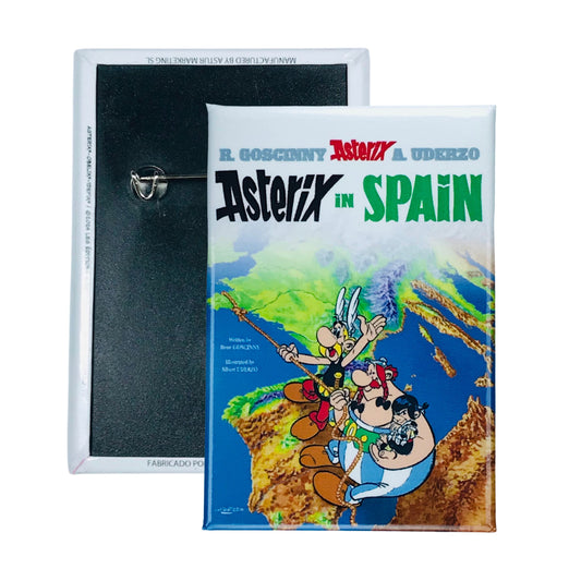 Chapa © 14 Asterix In Spain Portada Comic Ingles A254