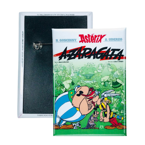 Chapa © 15 - Astérix - A Zaragata - Capa de Banda Desenhada - Português - A#295