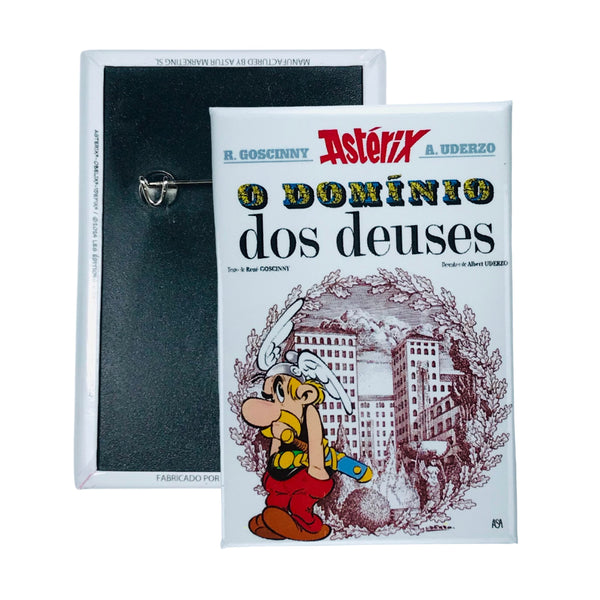Chapa © 17 - Astérix - O Domínio Dos Deuses - Capa de Banda Desenhada - Português - A#297