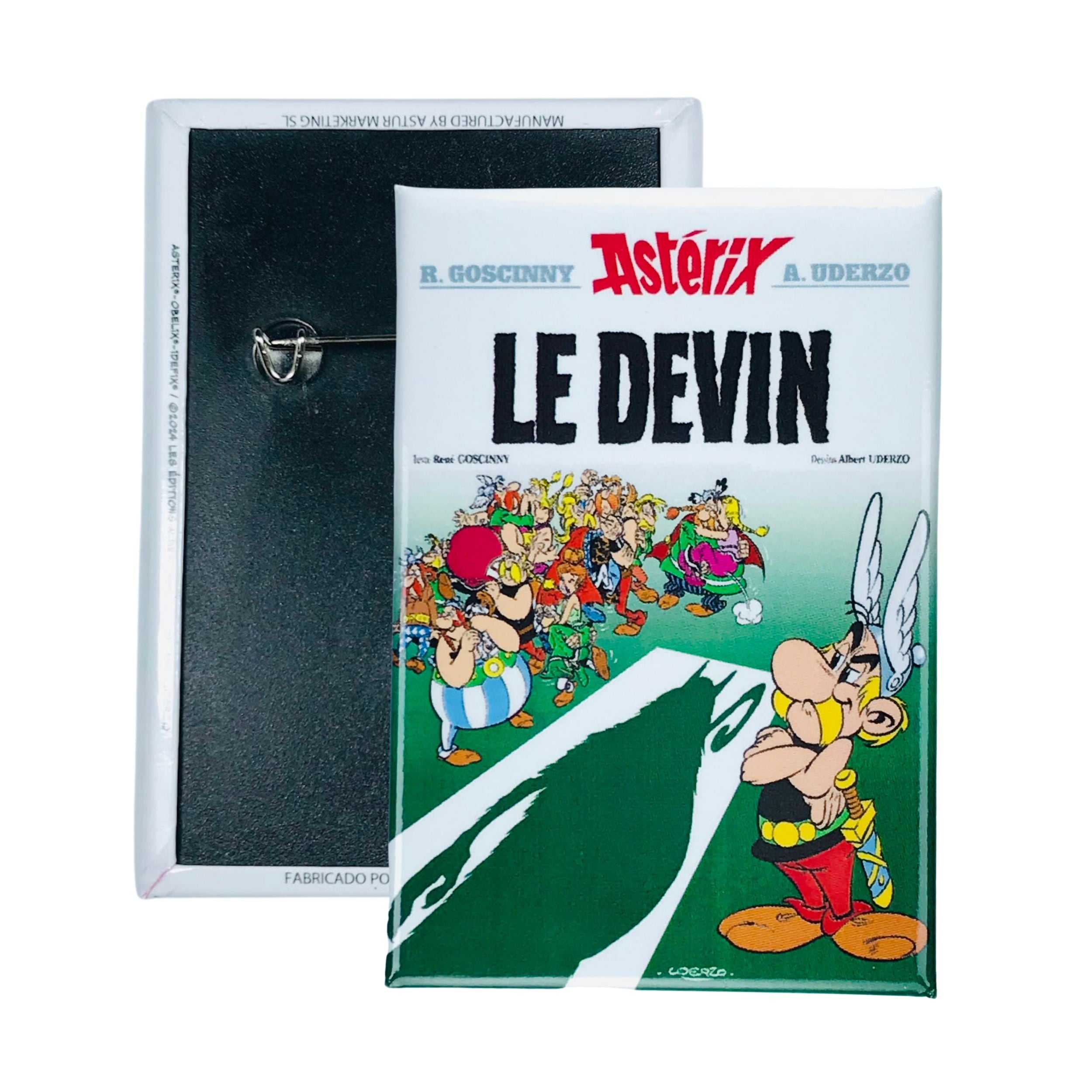 Chapa © 19 Asterix Le Devin Portada Comic Frances A179