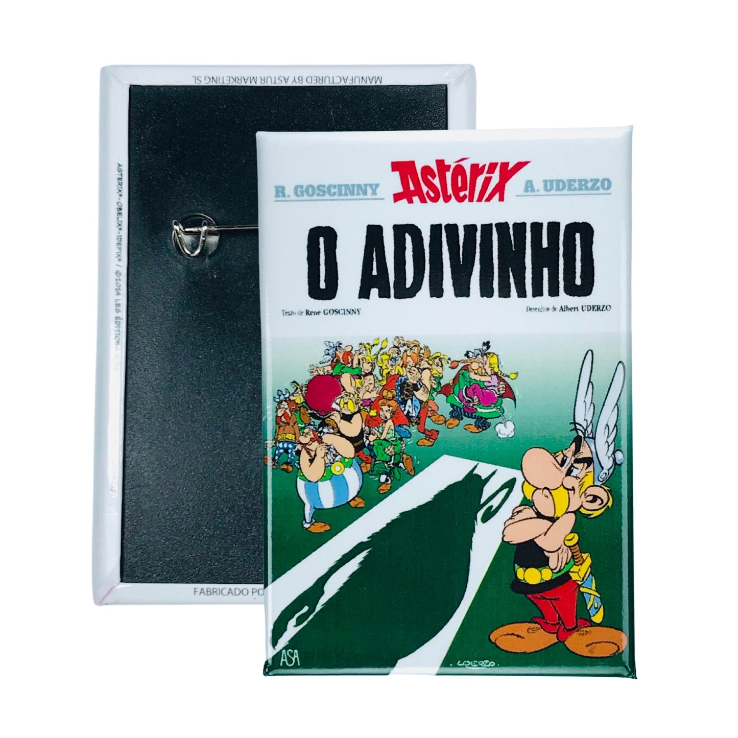 Chapa © 19 Asterix O Adivinho Portada Comic Portugues A299