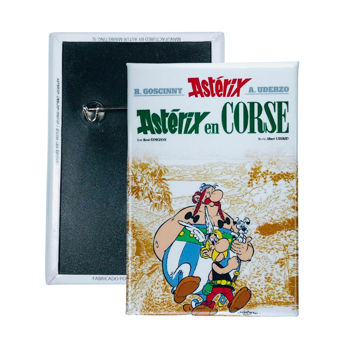 Chapa © 20 - Astérix em Córsega - Capa de Banda Desenhada - Francês - A#180