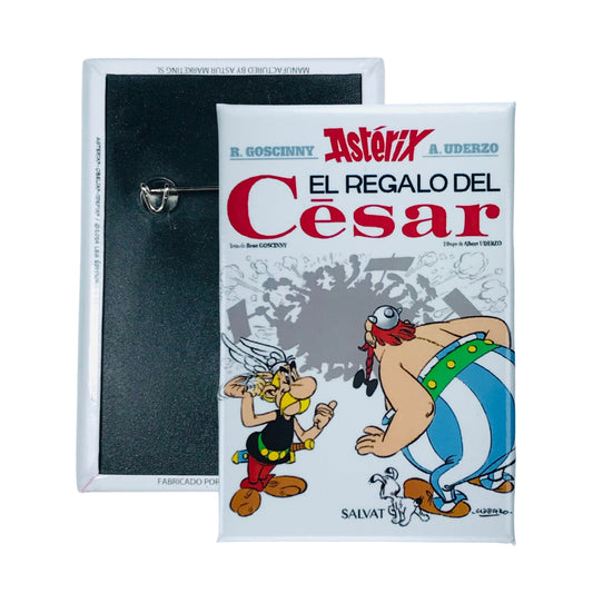 Chapa © 21 Asterix El Regalo Del Cesar Portada Comic Espanol A221