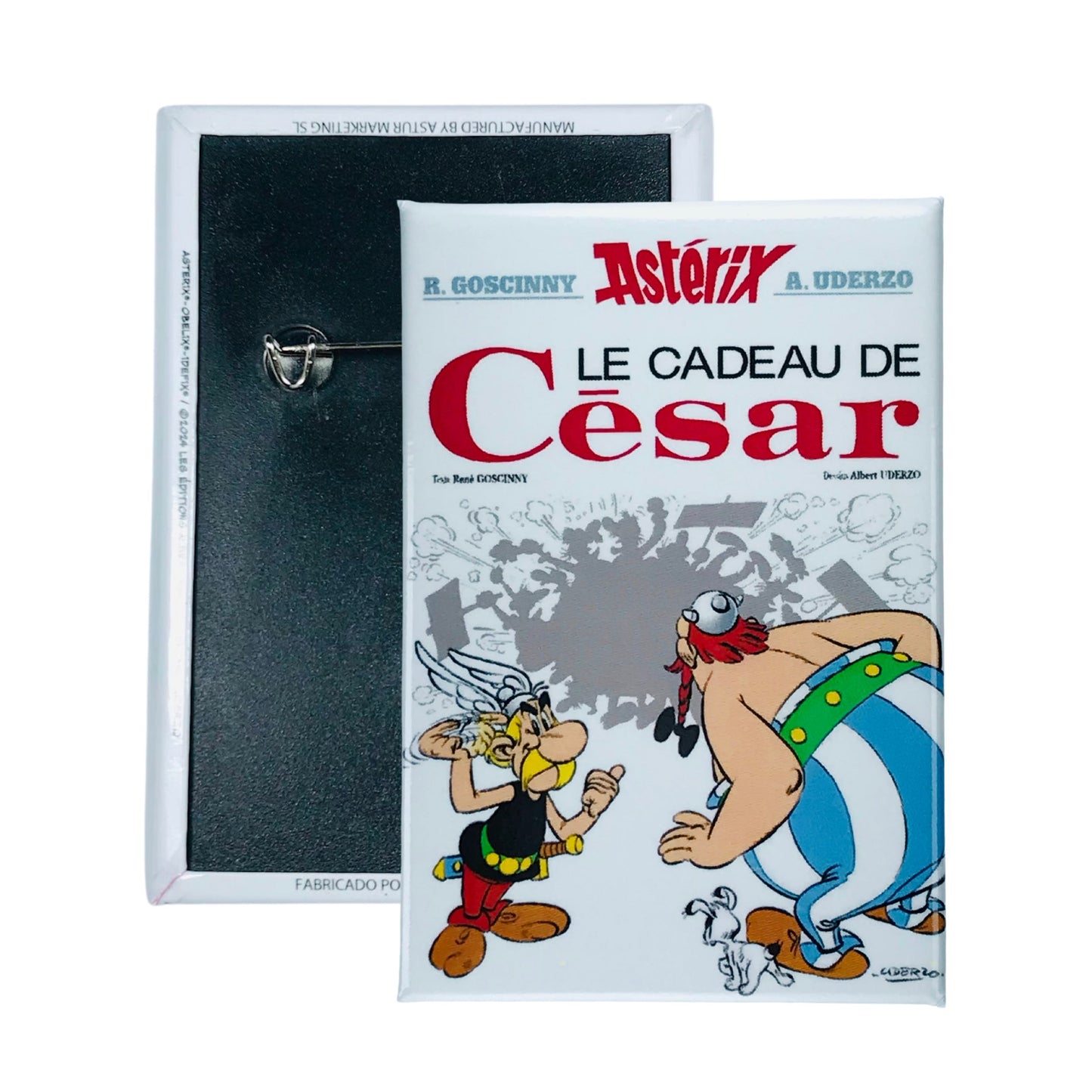 Chapa © 21 Asterix Le Cadeau De Cesar Portada Comic Frances A181