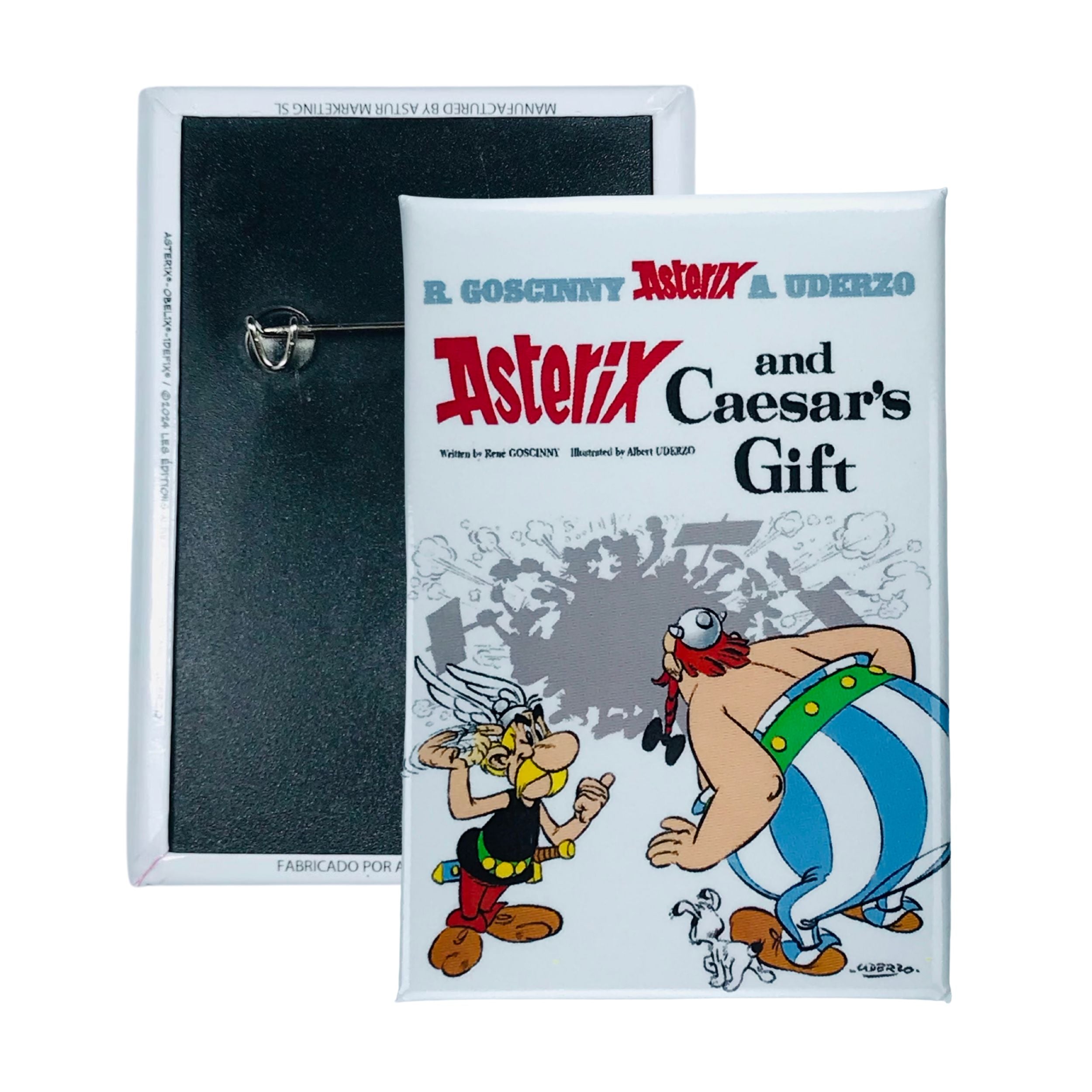 Chapa © 21 Asterix And Caesars Gift Portada Comic Ingles A261