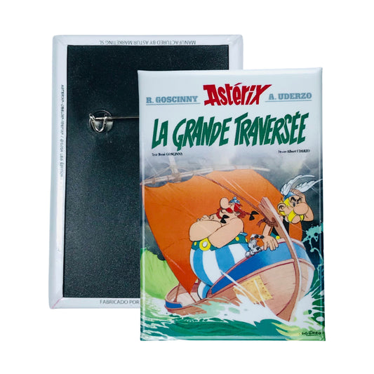 Chapa © 22 Asterix La Grande Traversee Portada Comic Frances A182