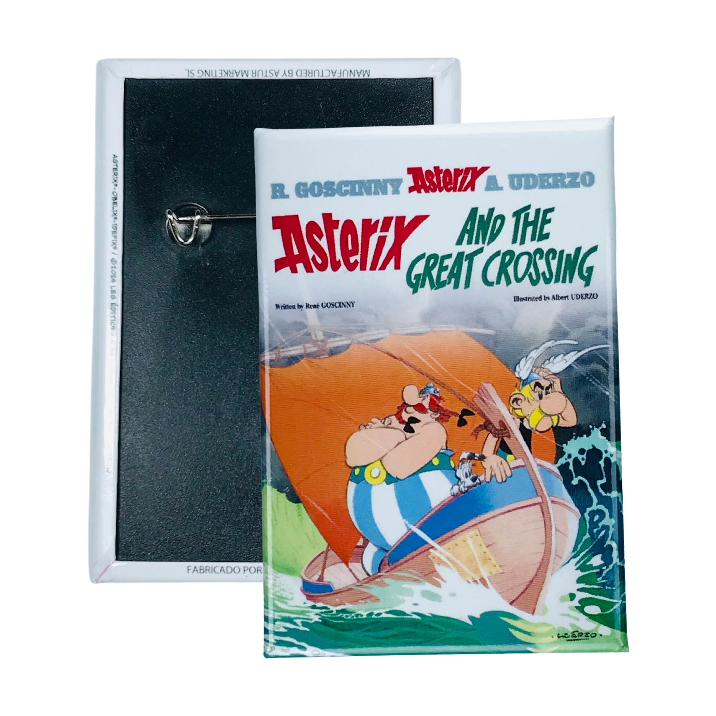 Chapa © 22 Asterix And The Great Crossing Portada Comic Ingles A262