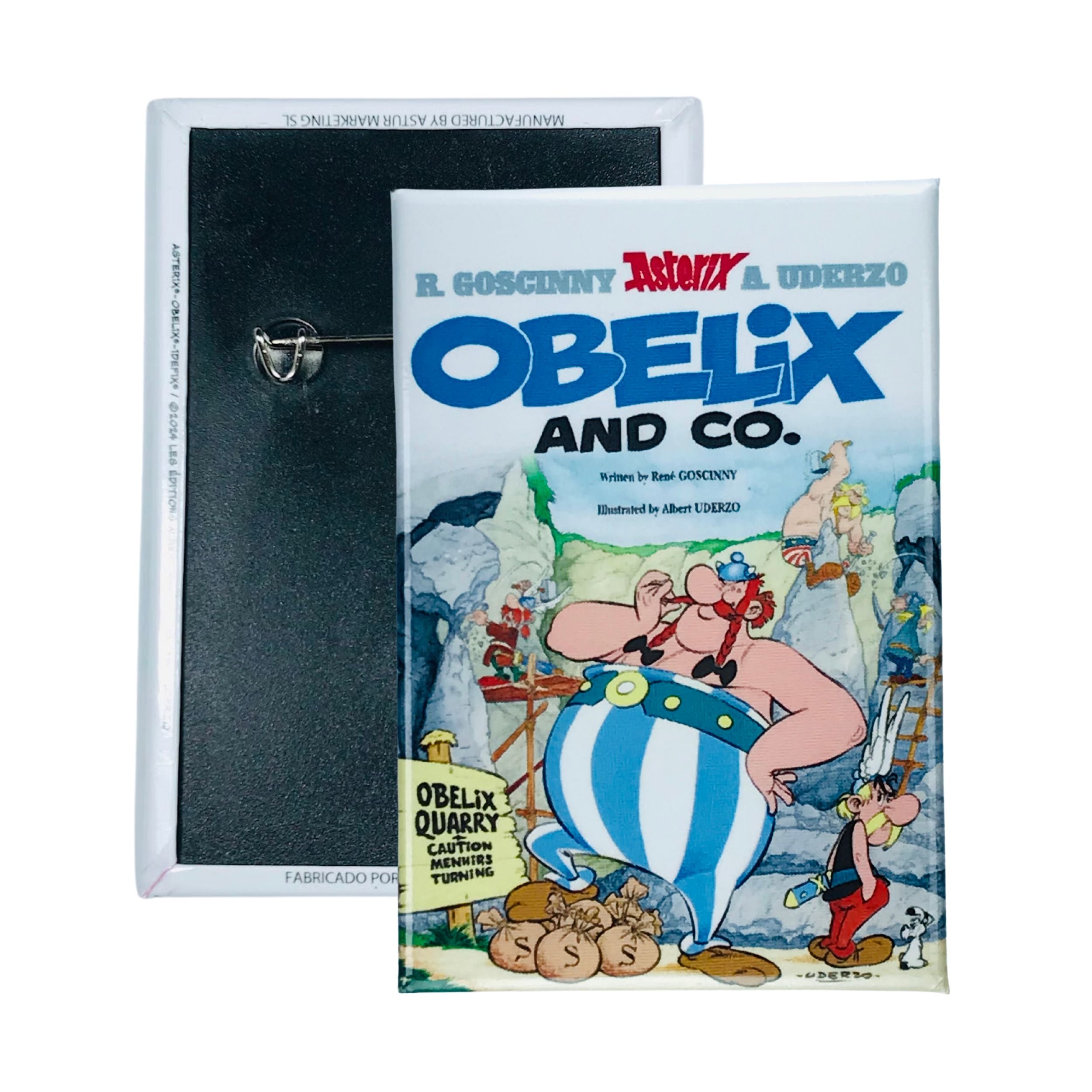 Chapa © 23 Asterix Obelix And Co Portada Comic Ingles A263