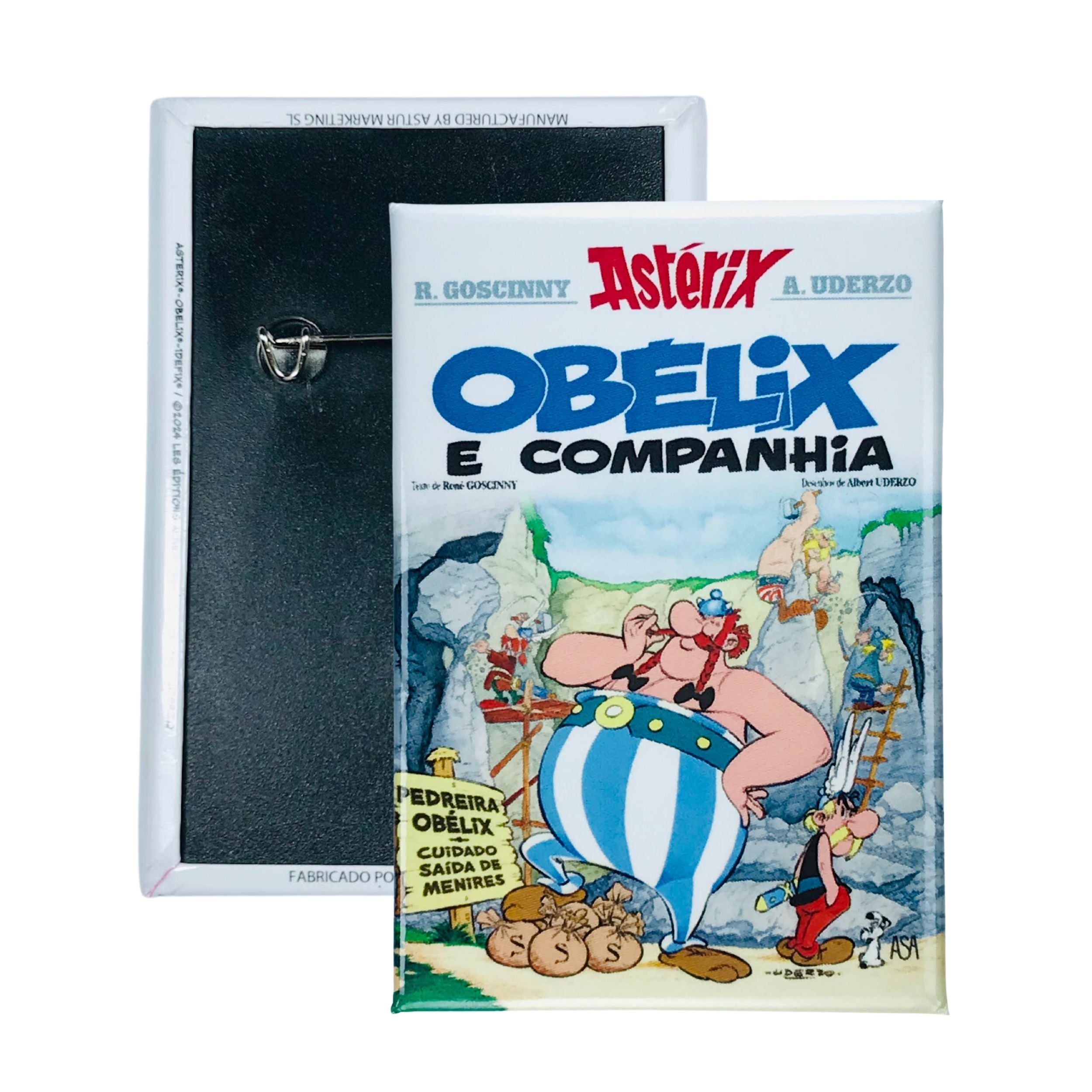 Chapa © 23 Asterix Obelix E Companhia Portada Comic Portugues A303