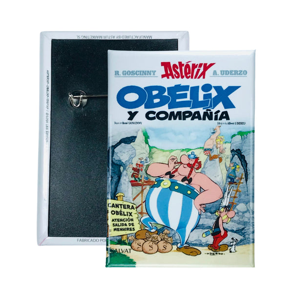 Badge © 23 - Asterix - Obelix and Company - Comic Cover - Spanish - A#223