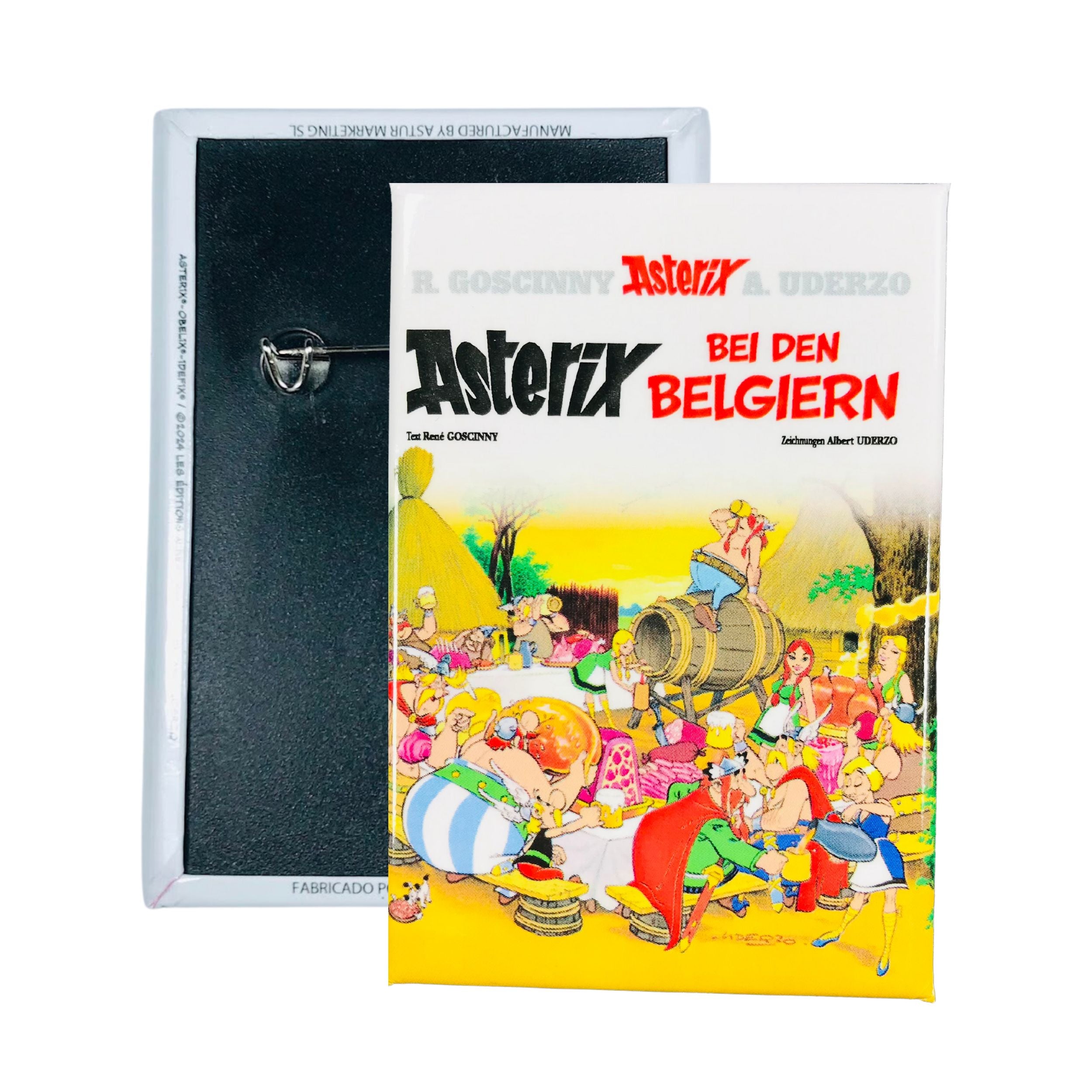 PLATE © 24 - Astérix en Belgique - Couverture BD - Allemand - A#384