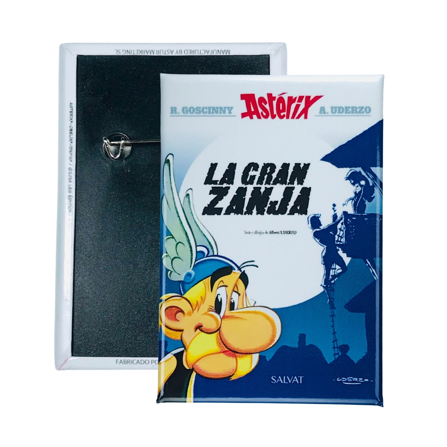 Chapa © 25 Asterix La Gran Zanja Portada Comic Espanol A225