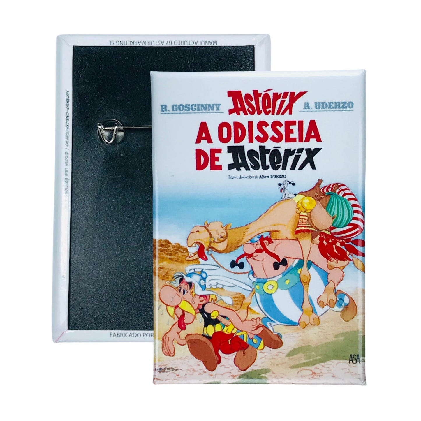 Chapa © 26 A Odisseia De Asterix Portada Comic Portugues A306