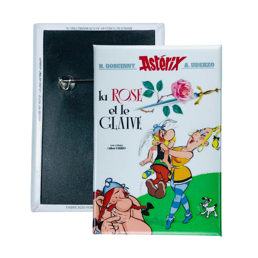 Chapa © 29 Asterix La Rose Et Le Glaive Portada Comic Frances A189