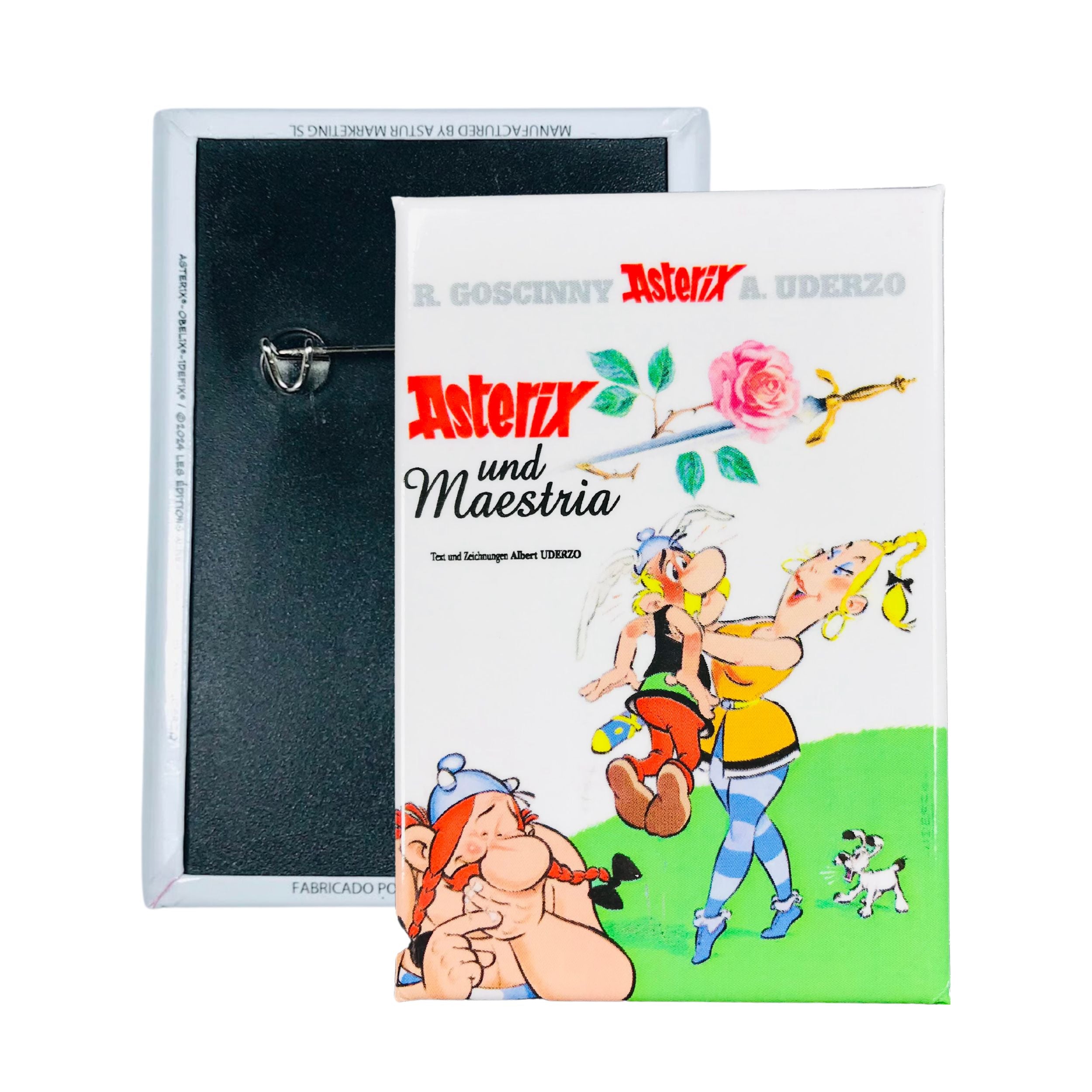 PLATE © 29 - Astérix et Maestria - Couverture de BD - Allemand - A#389