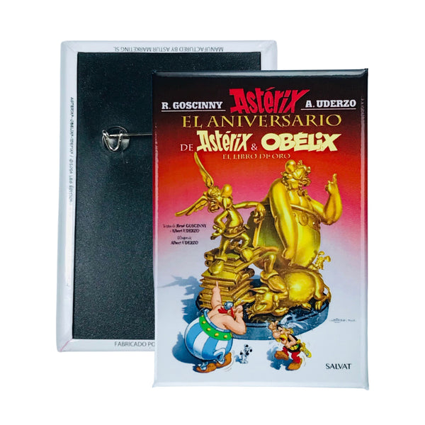 Chapa © 34 - El Aniversario de Astérix Y Obélix - Portada Comic - Español - A#234