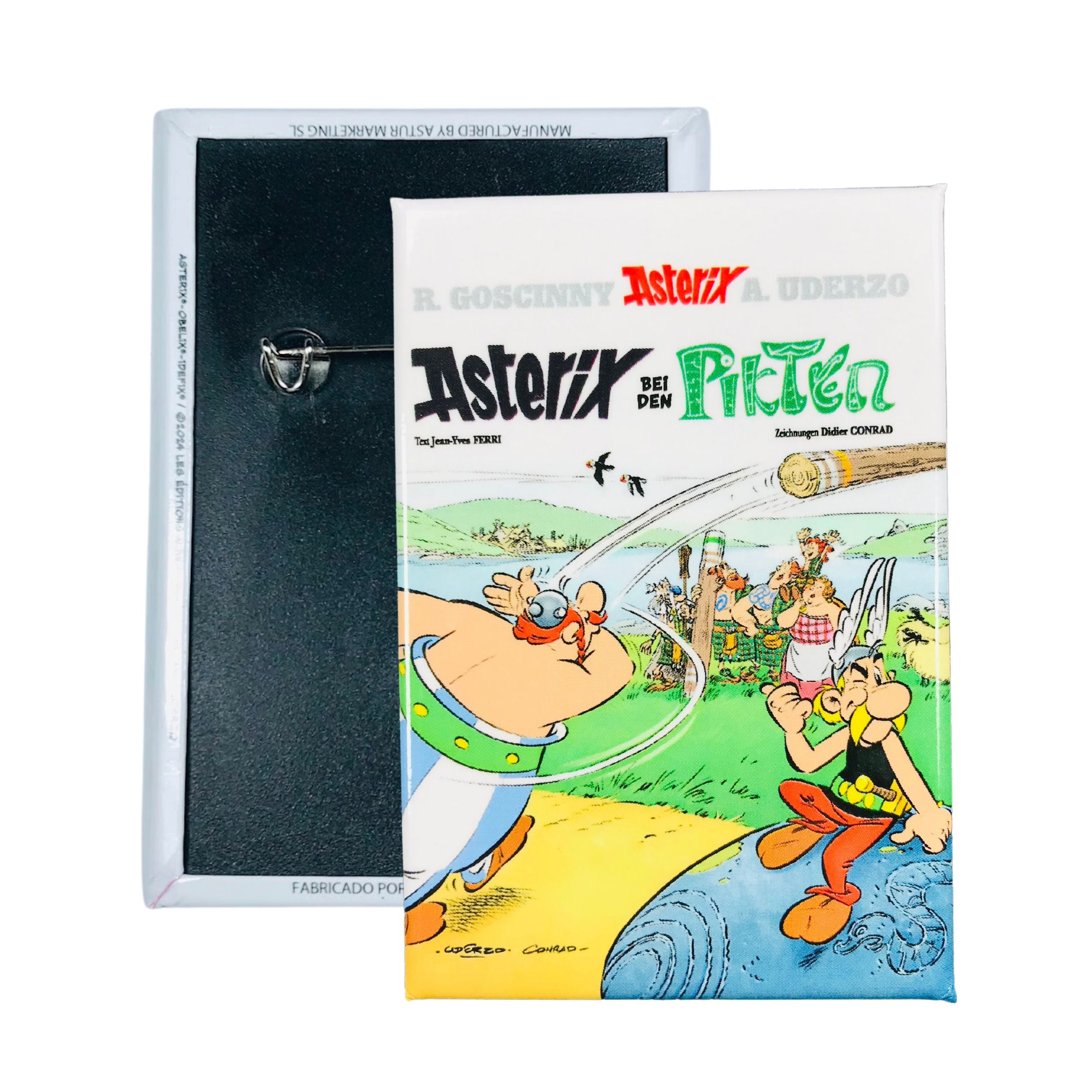 PLATE © 35 - Astérix au Pikten - Couverture BD - Allemand - A#395