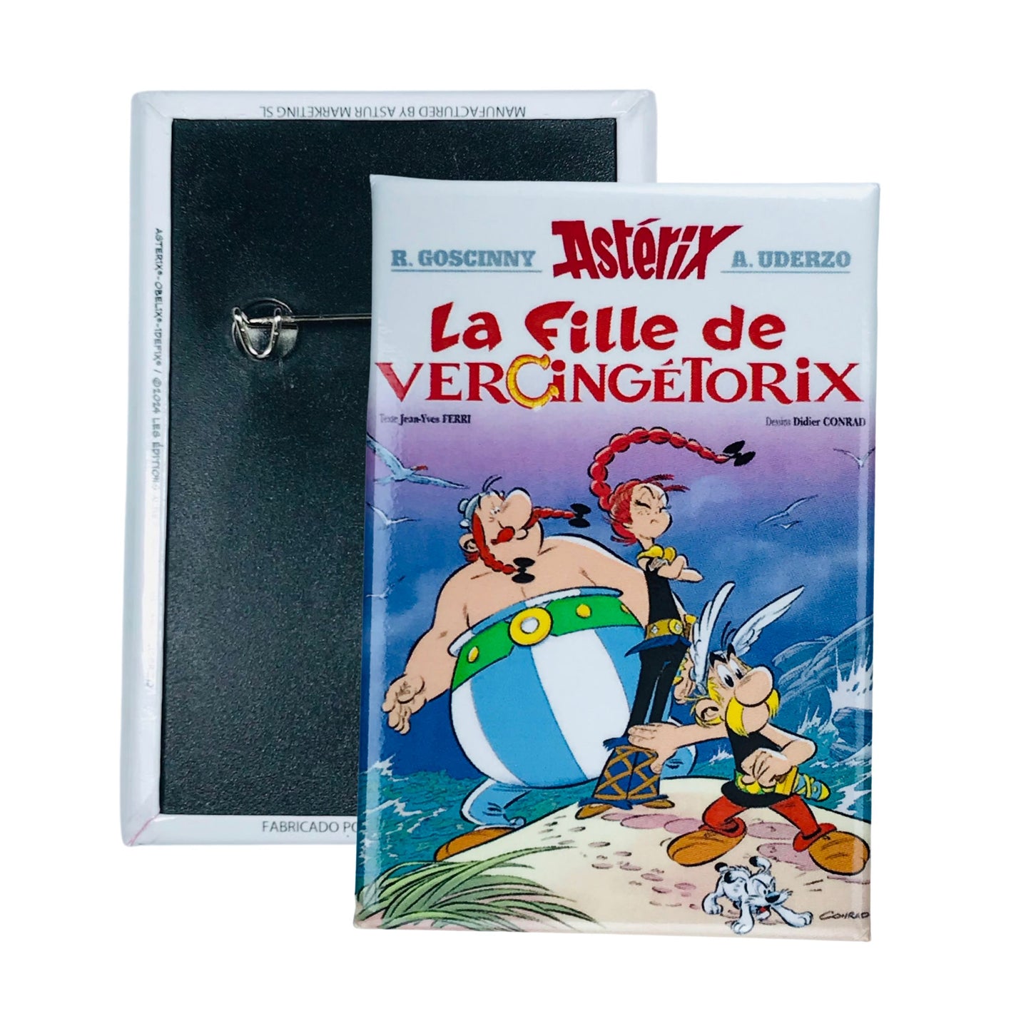 Chapa © 38 Asterix La Fille De Vercingetorix Portada Comic Frances A198