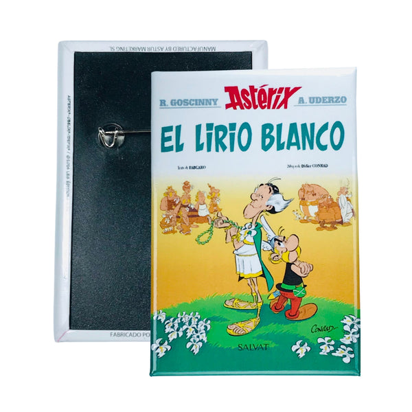 Chapa © 40 - Astérix - El Lirio Blanco - Portada Comic - Español - A#240