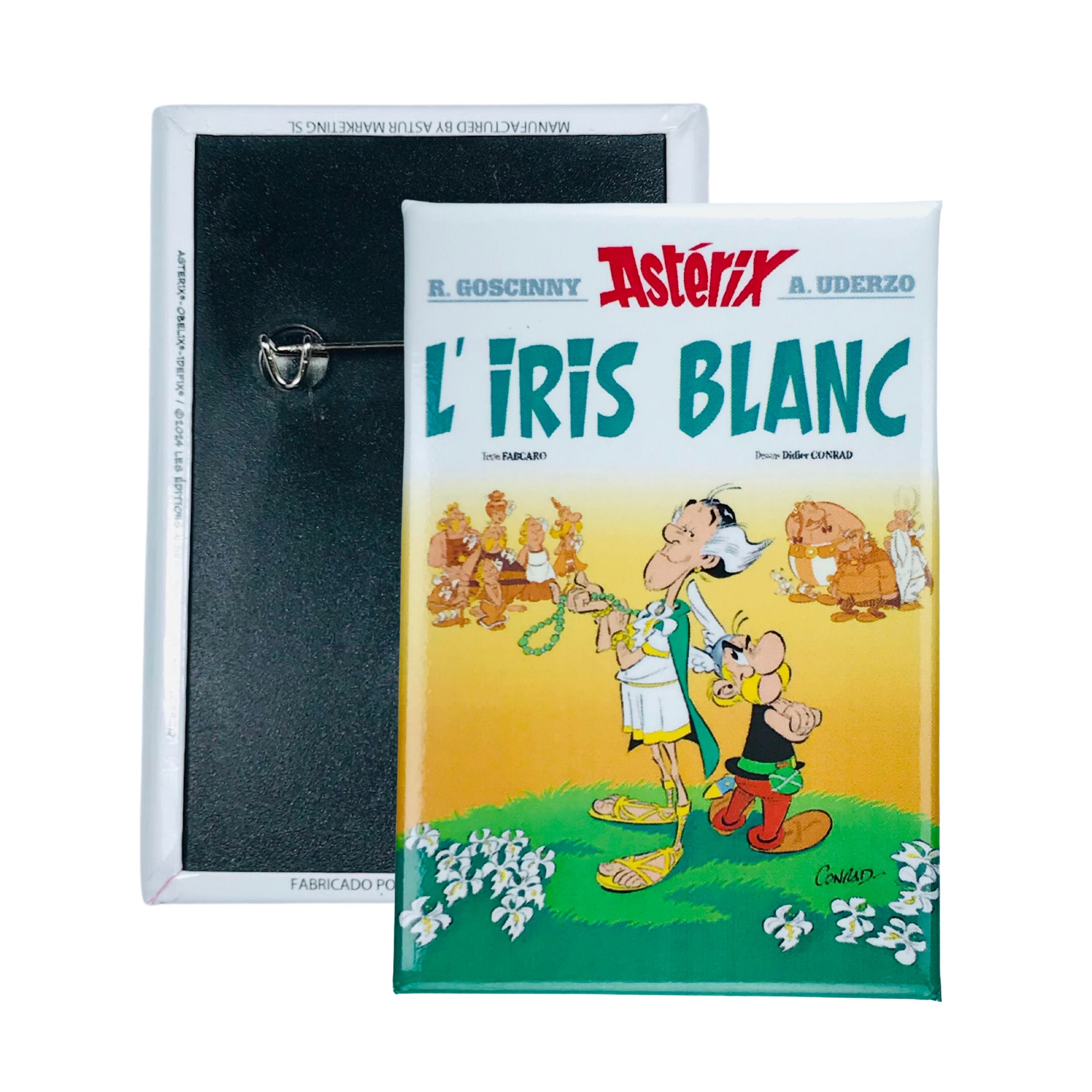 Chapa © 40 Asterix Liris Blanc Portada Comic Frances A200