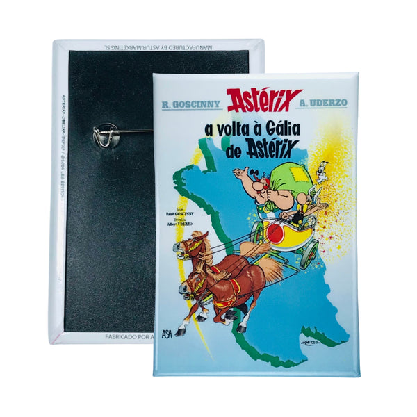Chapa © 5 - Astérix - A Volta À Gália de Astérix - Capa de Banda Desenhada - Português - A#285