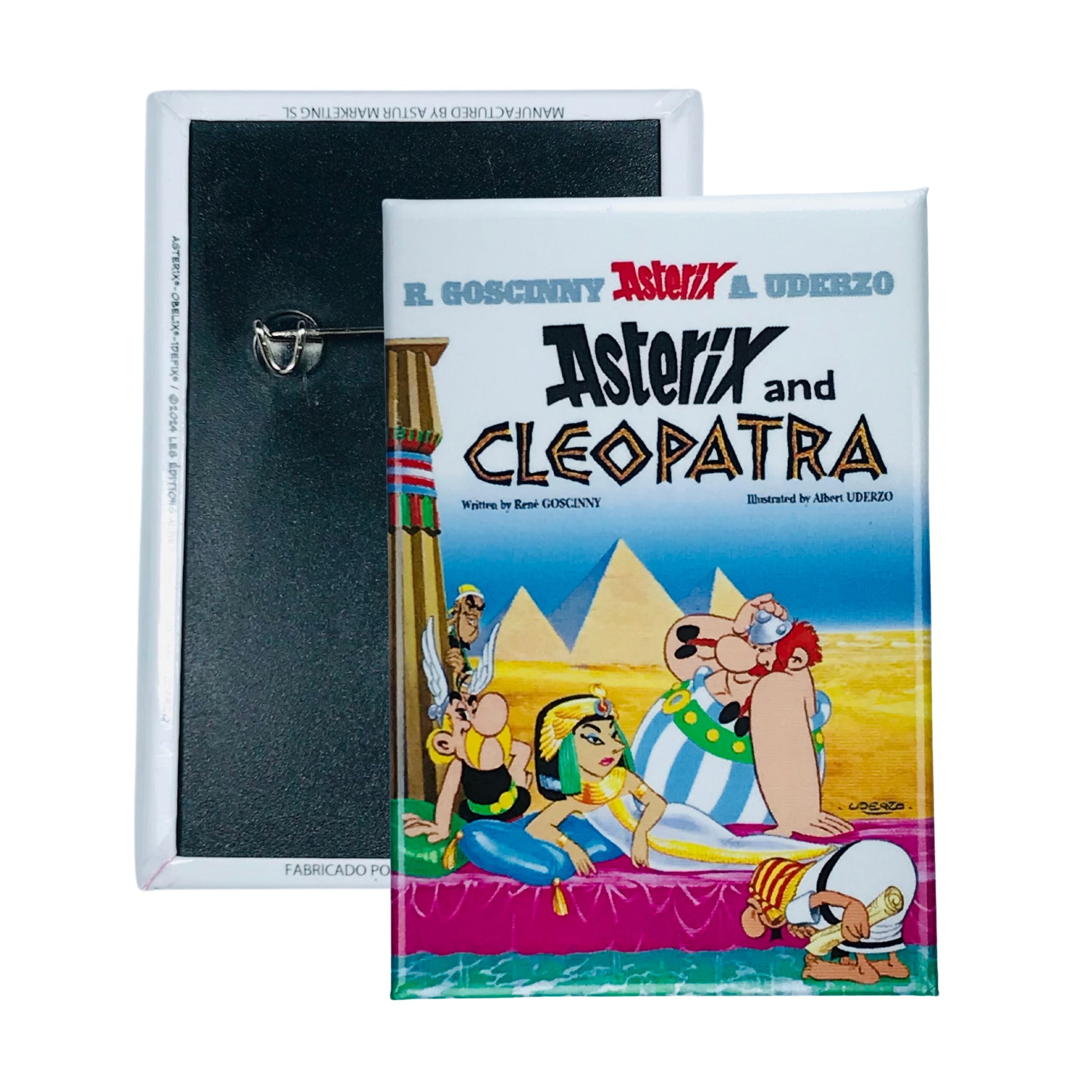 Chapa © 6 Asterix And Cleopatra Portada Comic Ingles A246