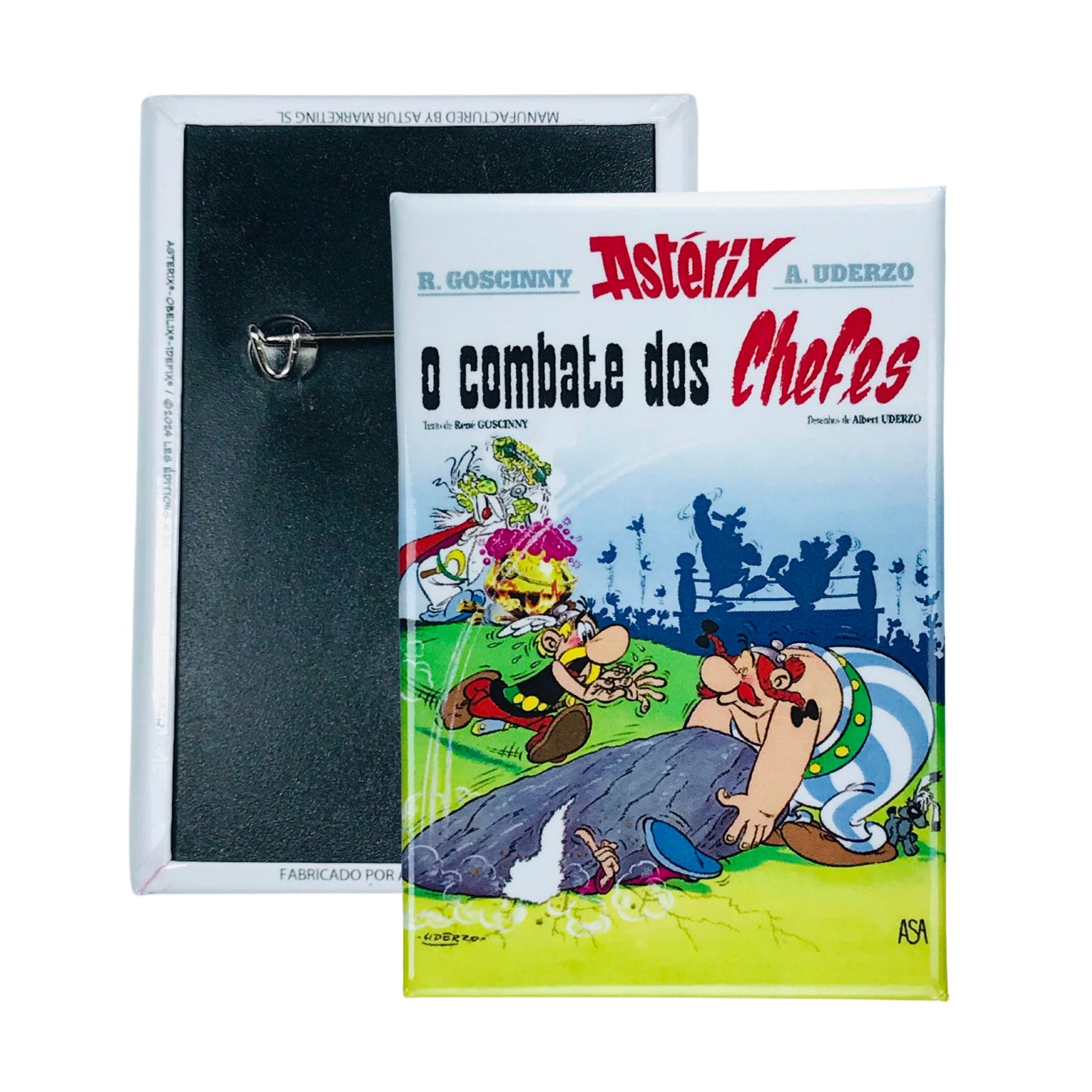 Chapa © 7 Asterix O Combate Dos Chefes Portada Comic Portugues A287