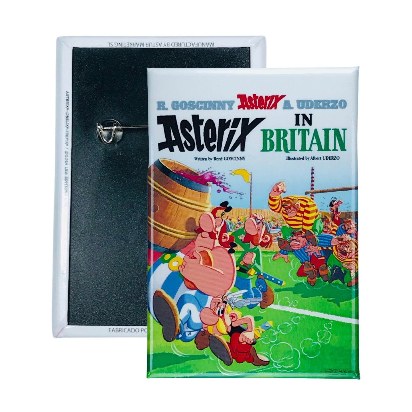 Chapa © 8 Asterix In Britain Portada Comic Ingles A248