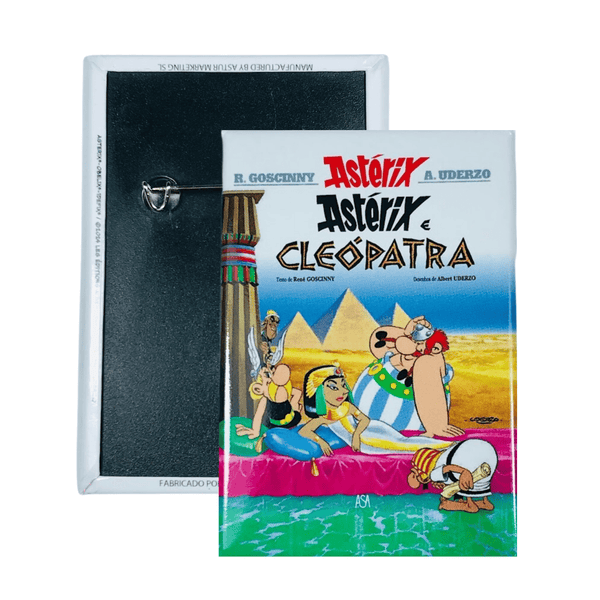 Badge © 6 - Astérix et Cléopâtre - Couverture BD - Portugais - A#286