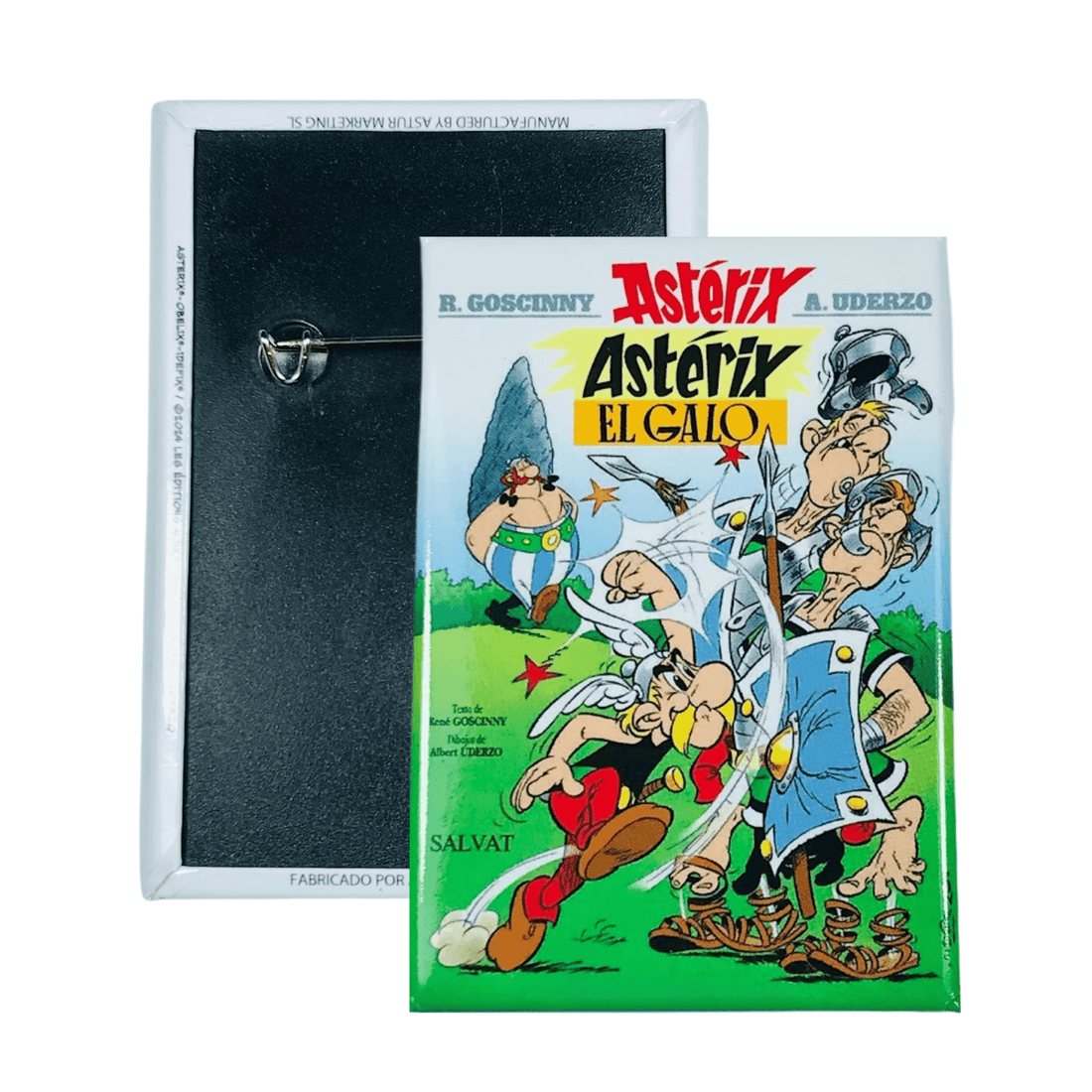 Chapa © 1 - Astérix O Galo - Capa de Banda Desenhada – Espanhol - A#201