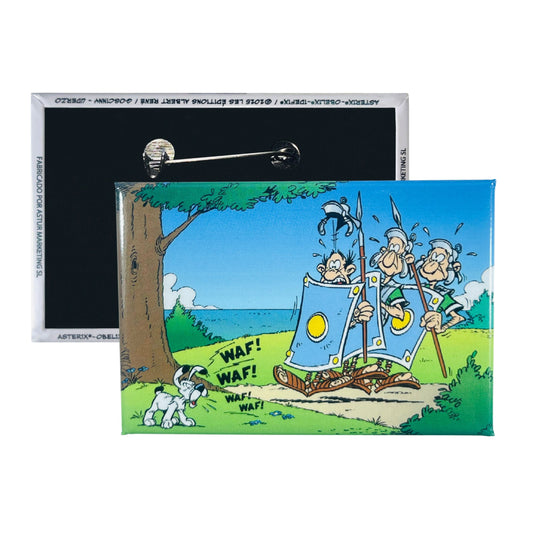 CHAPA © Astérix - Idéfix contra los Legionarios Romanos - B#59