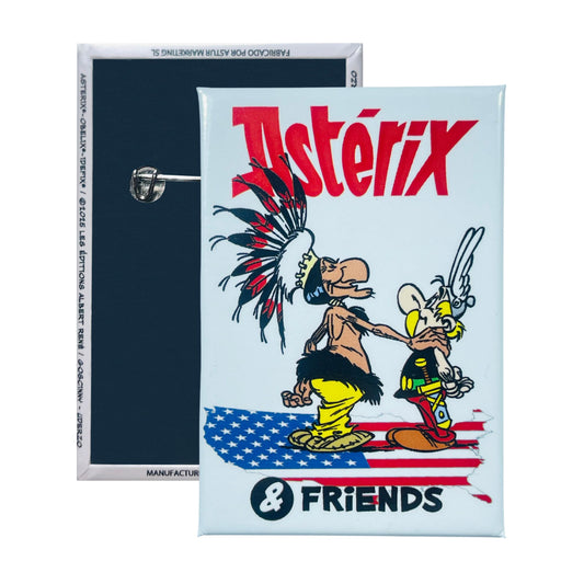 CHAPA © Astérix - & Sus amigos - Estados Unidos - B#110