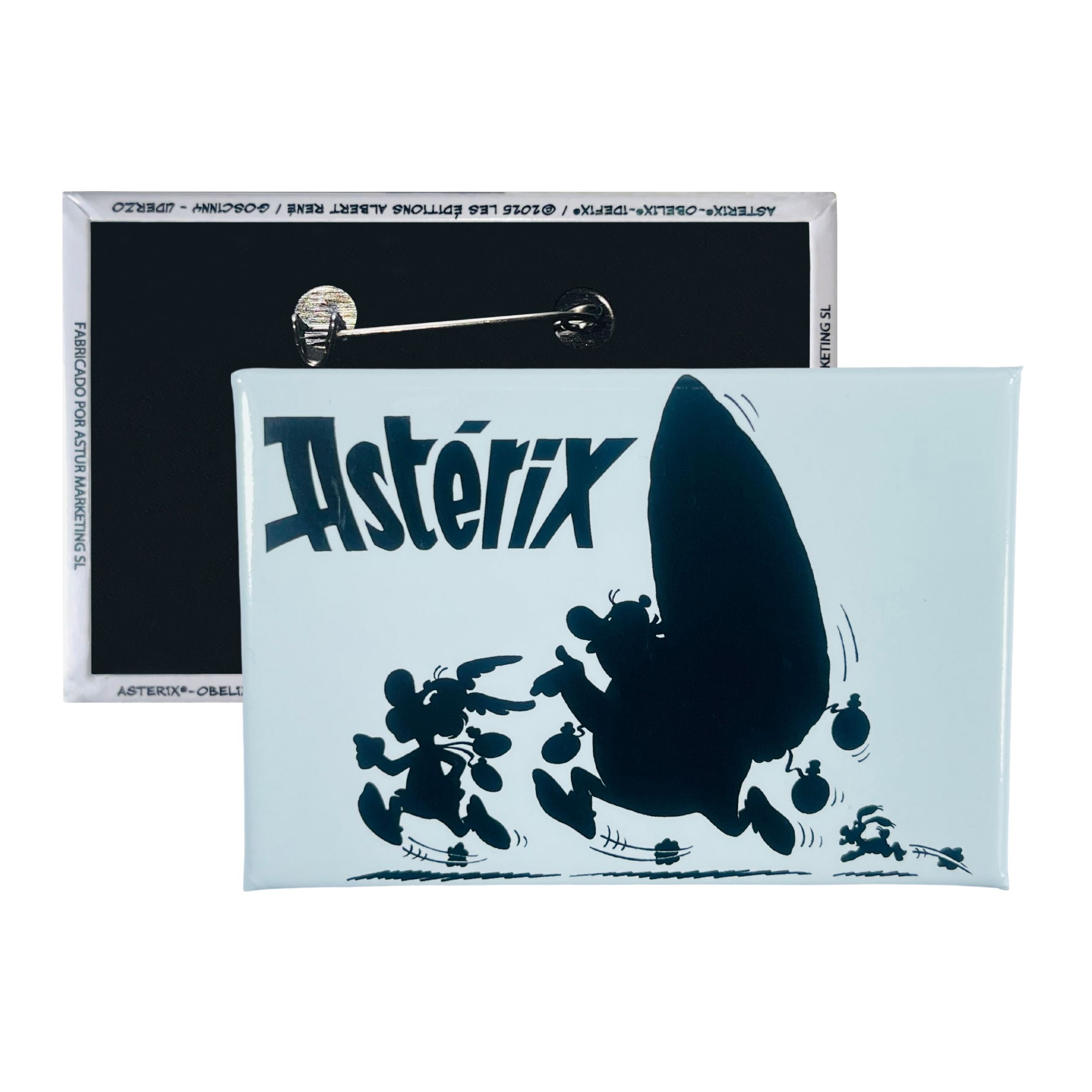 CHAPA © Astérix, Obélix e Idéfix – Siluetas - B#63