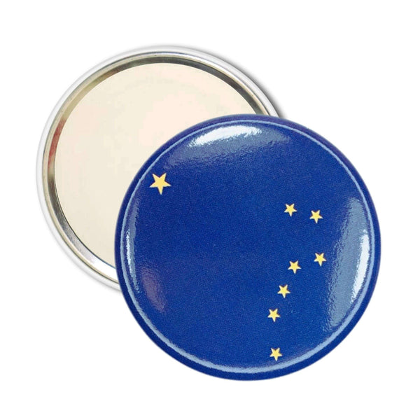Taschenspiegel - Flagge des US-Bundesstaates Alaska - USA