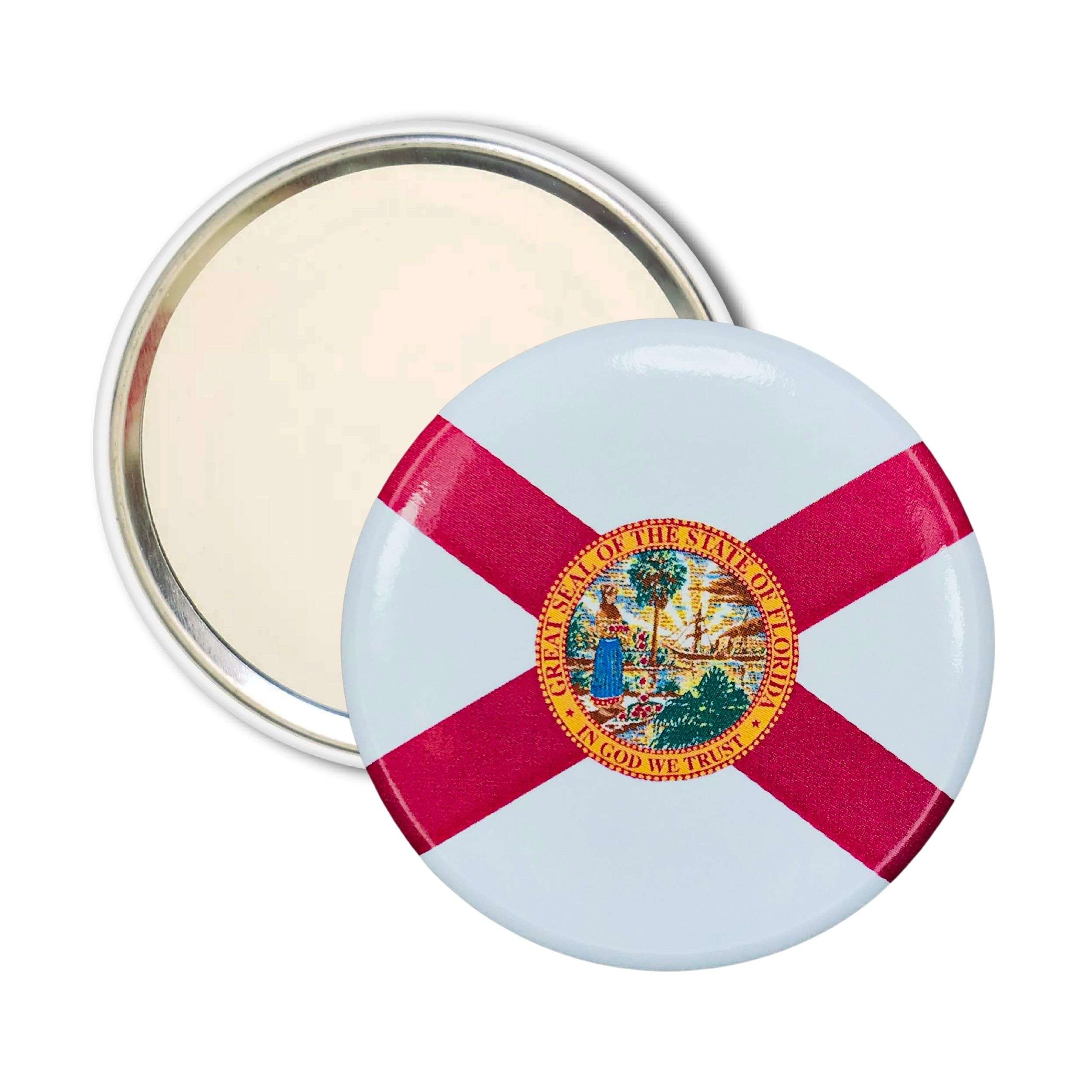 Espejo Bolsillo Bandera Estado Florida Usa