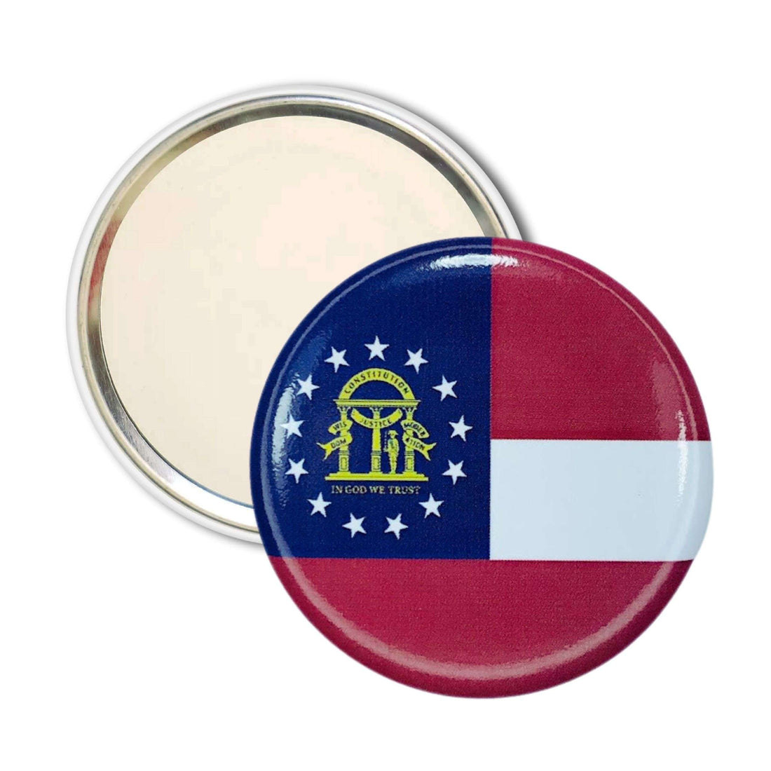 Espelho de Bolso - Bandeira do Estado da Geórgia - EUA