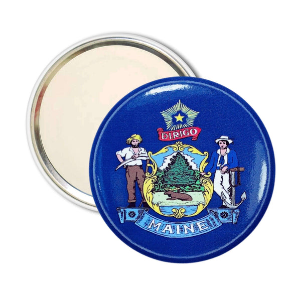 Taschenspiegel - Flagge des US-Bundesstaates Maine