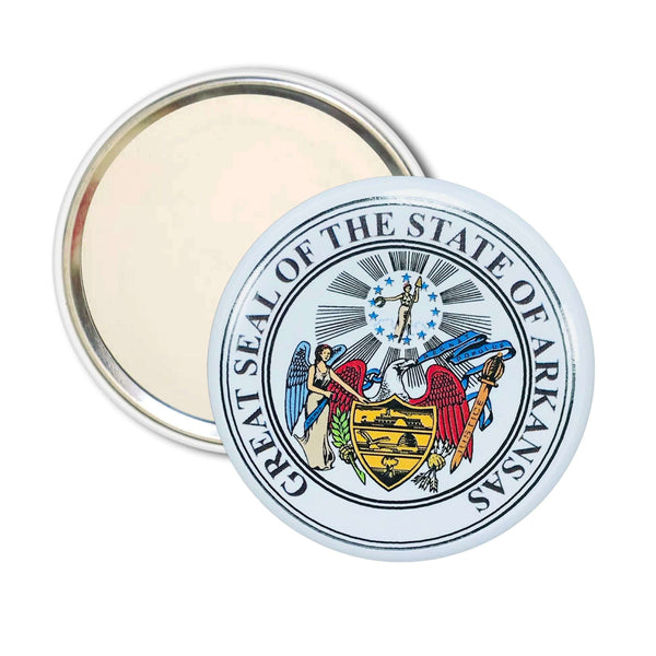 Espejo Bolsillo - Escudo Estado Arkanzas - USA