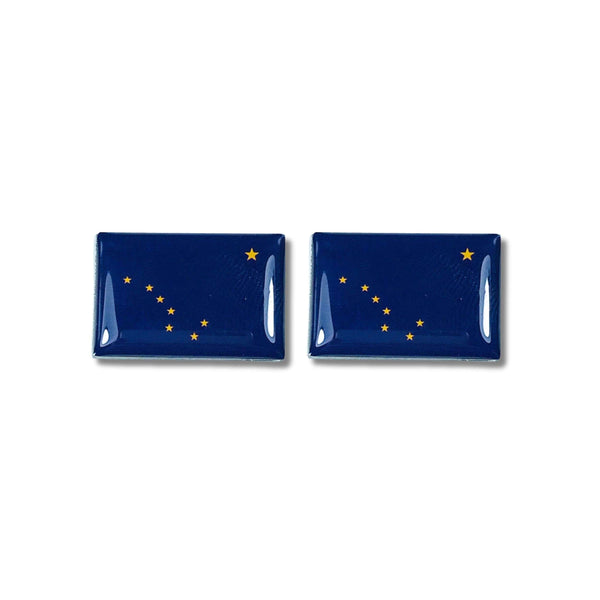 Boutons de manchette - Drapeau de l'État - Alabama - USA