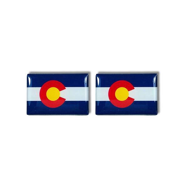Boutons de manchette - Drapeau de l'État - Colorado - USA
