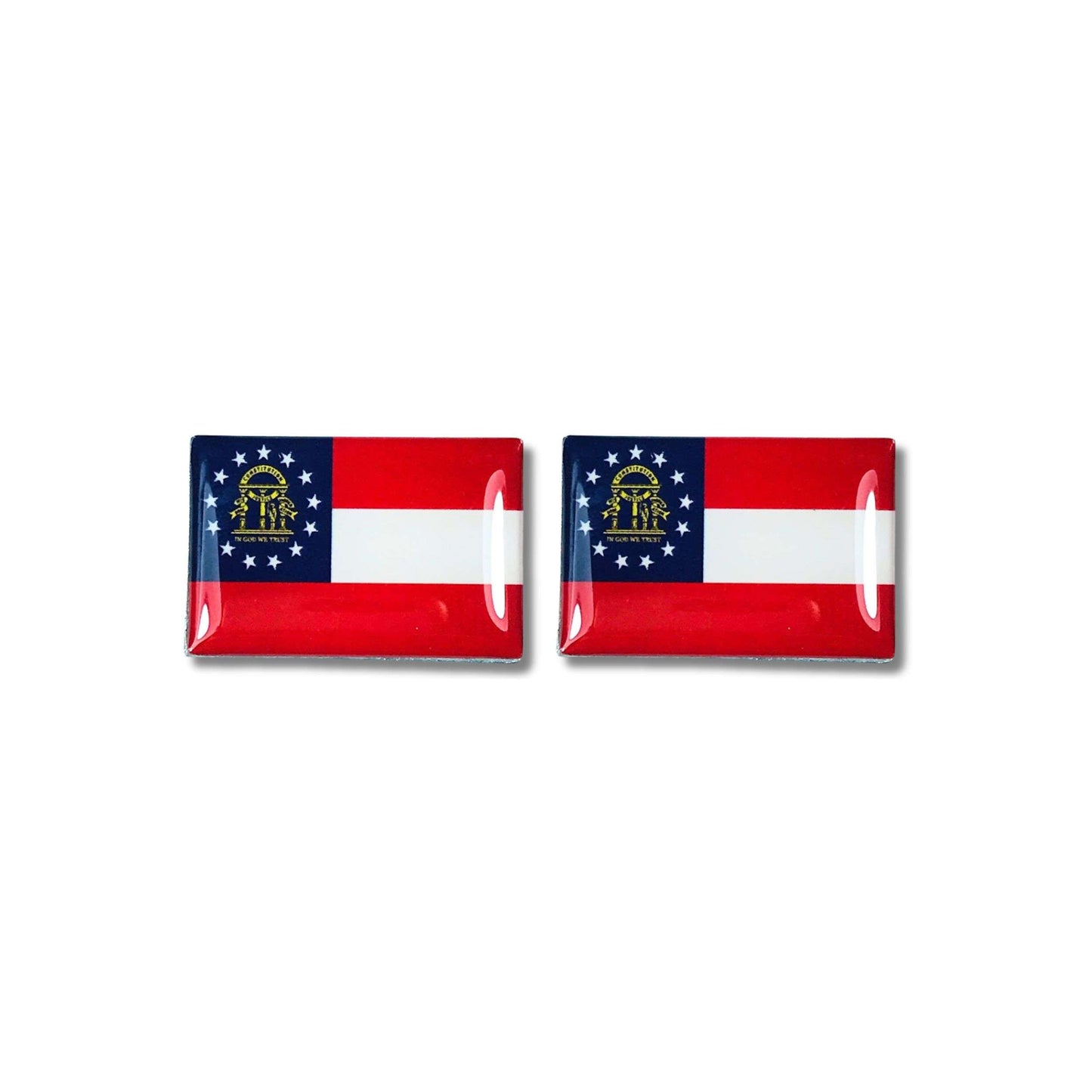 Boutons de manchette - Drapeau d'État - Géorgie - USA