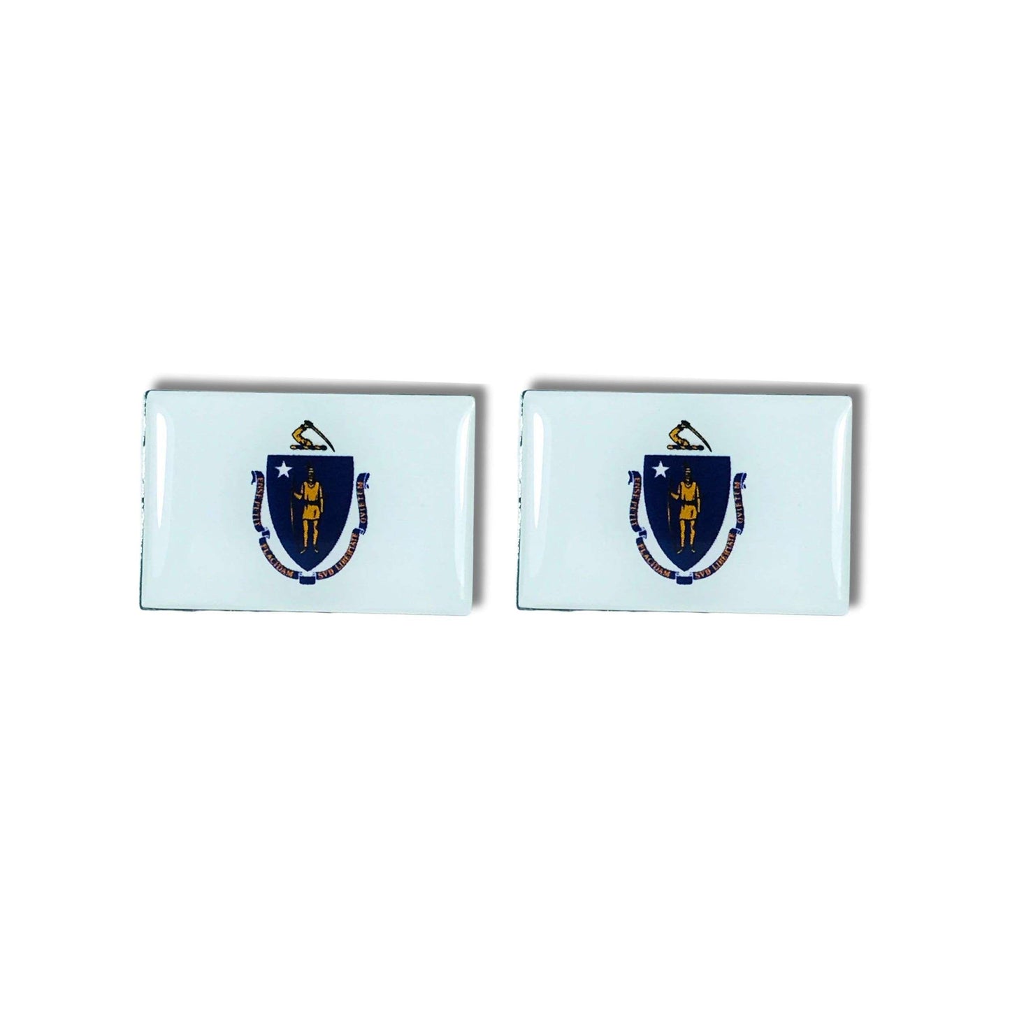 Cufflinks - Massachusetts State Flag - USA