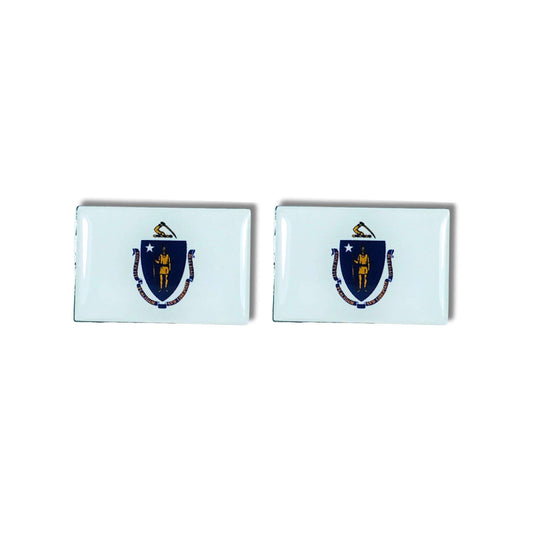 Cufflinks - Massachusetts State Flag - USA