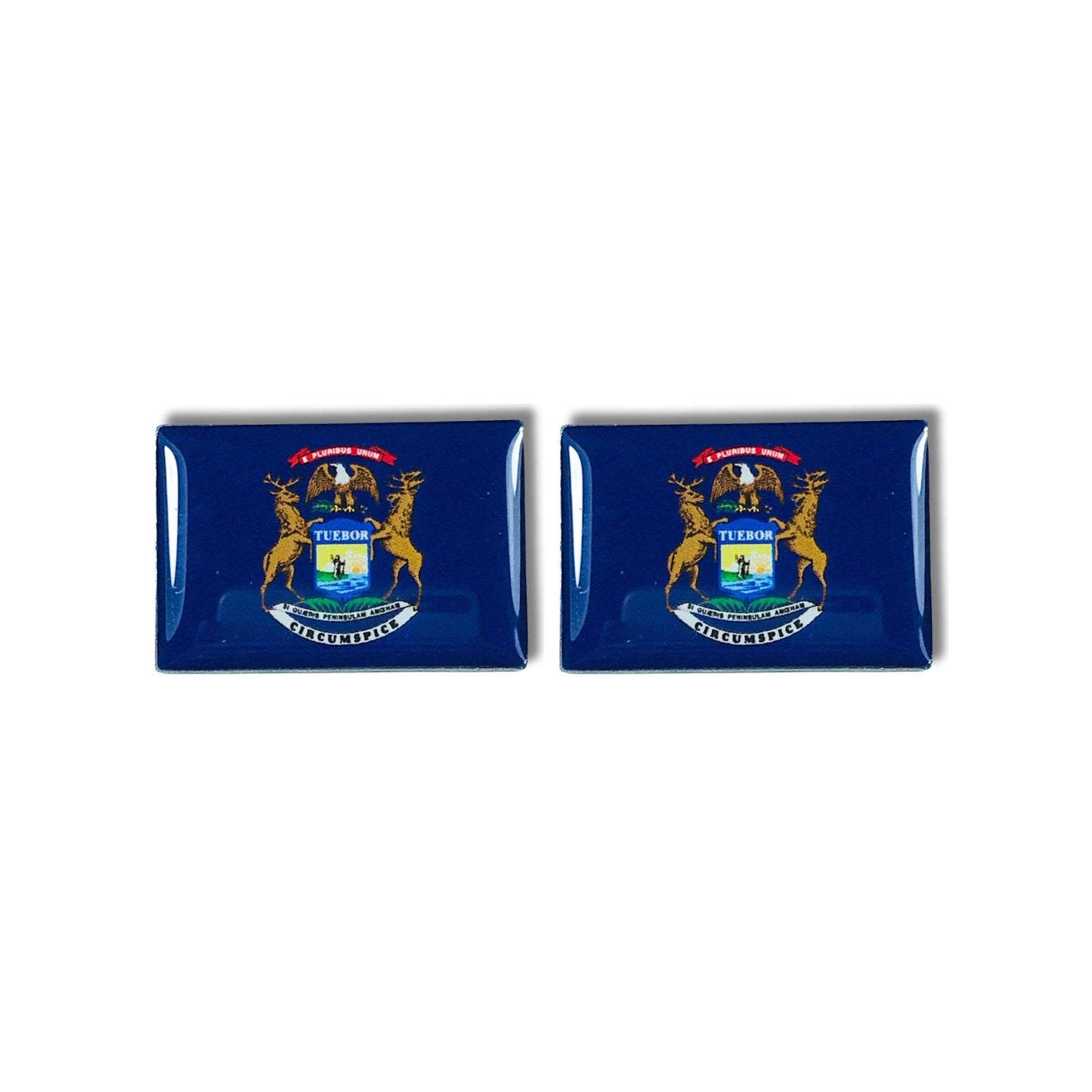 Cufflinks - Michigan State Flag - USA