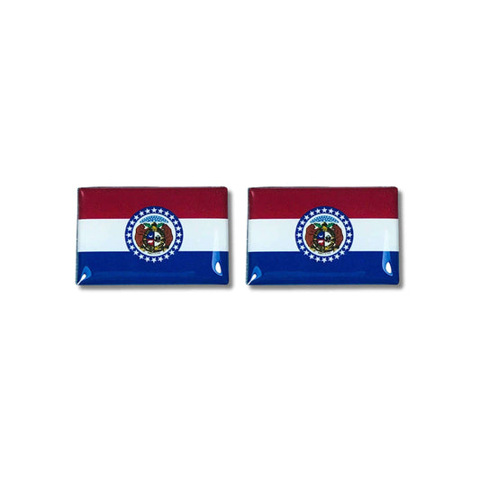 Boutons de manchette - Drapeau de l'État du Missouri - USA