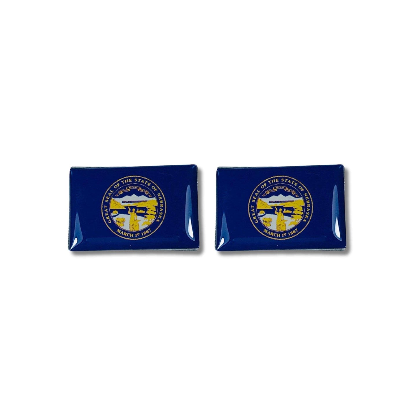 Cufflinks - Nebraska State Flag - USA