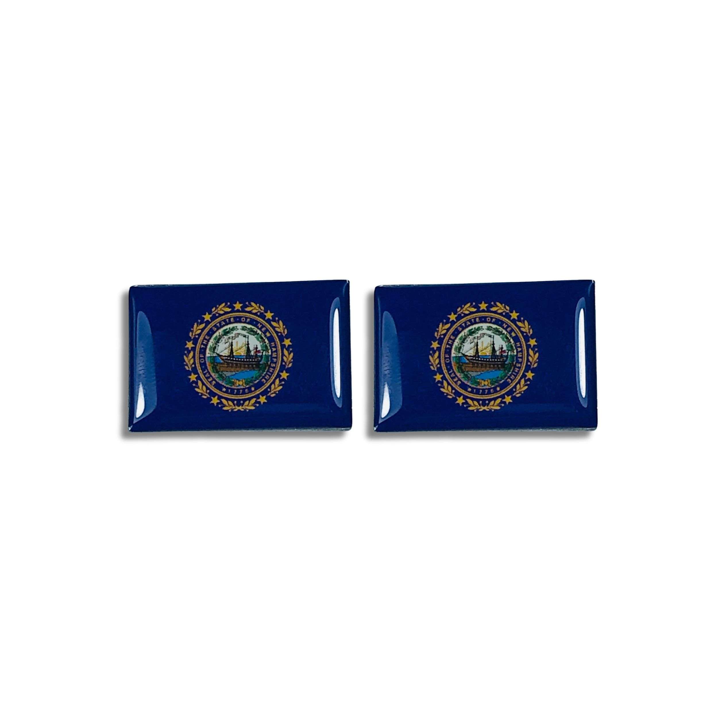 Cufflinks - New Hampshire State Flag - USA