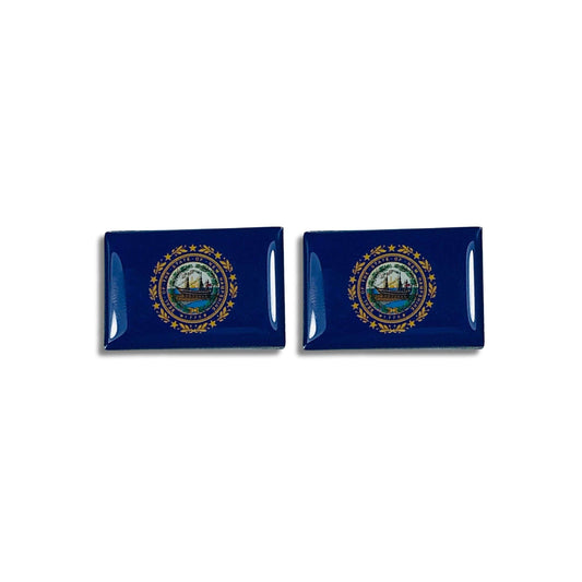 Cufflinks - New Hampshire State Flag - USA