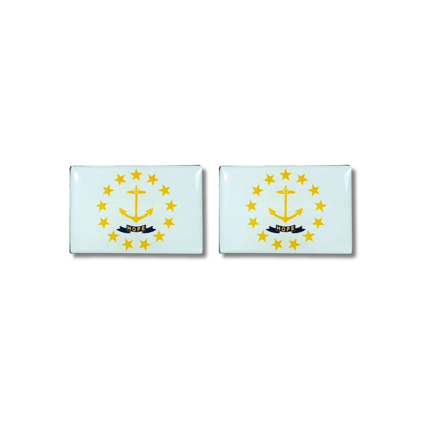 Cufflinks - Rhode Island State Flag - USA